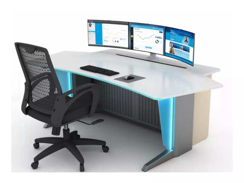 Enosedežna nadzorna konzola